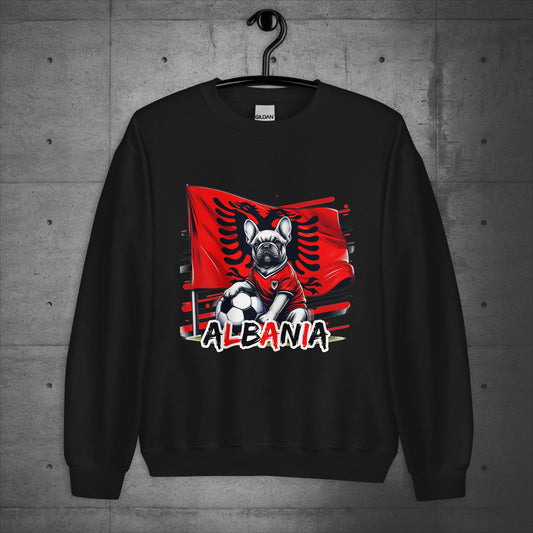 Frenchie Albania Football Fan - Unisex Sweater / Sweatshirt