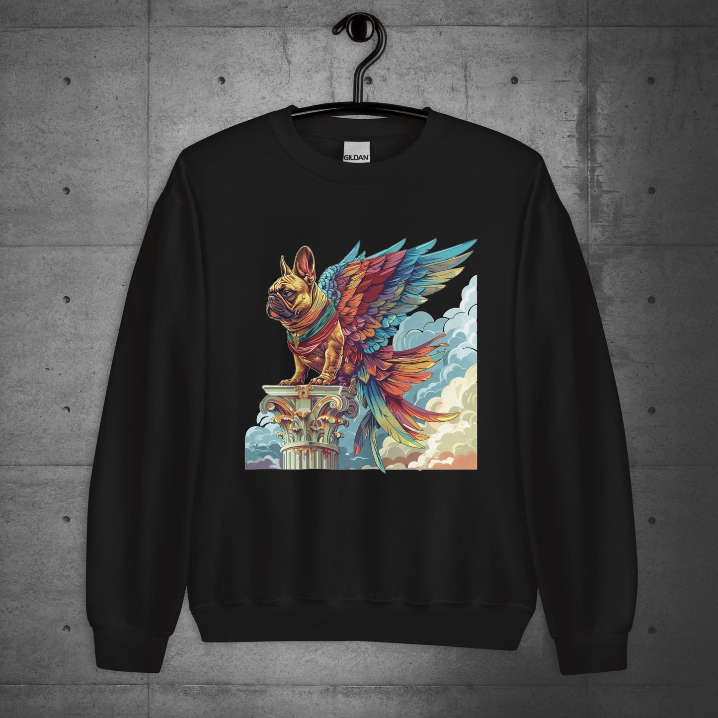 "Guardian's Valor" Frenchie Unisex Sweater - Frenchie Emporium