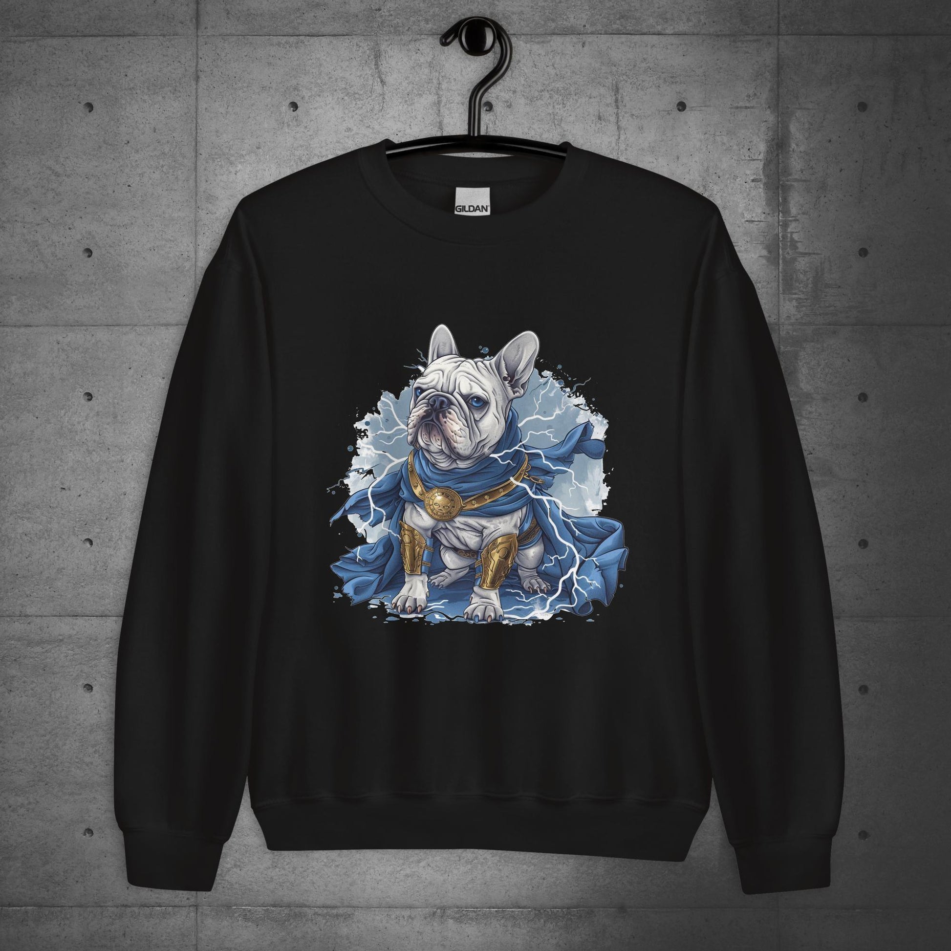 "Thunderous Majesty" Frenchie Unisex Sweater / Sweatshirt - Frenchie Emporium
