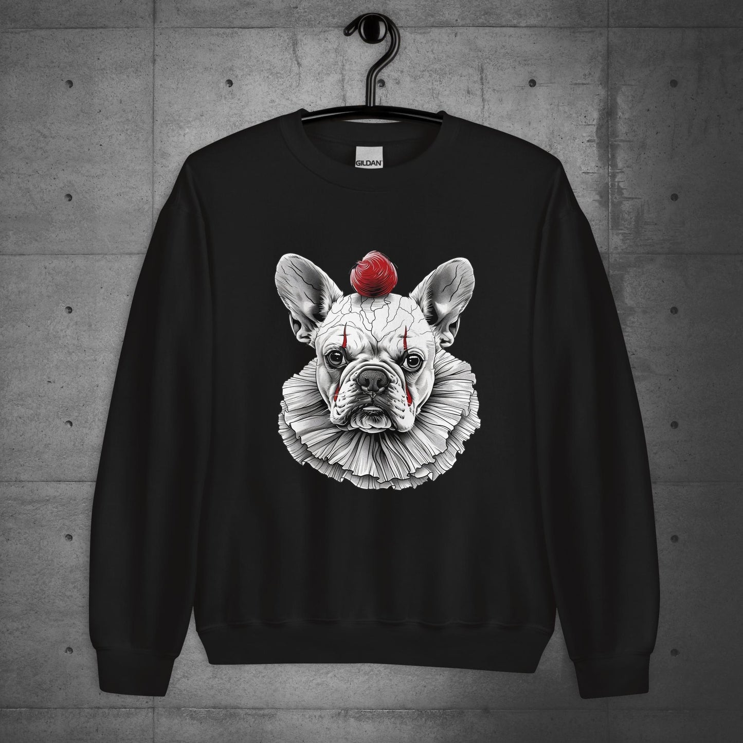 Frenchie IT Clown Halloween Unisex Sweater/Sweatshirt - Frenchie Emporium