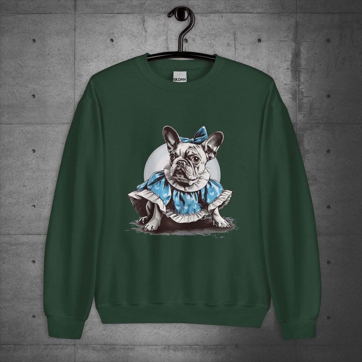 Alice in Wonderland Frenchie - Unisex Sweatshirt - Frenchie Emporium