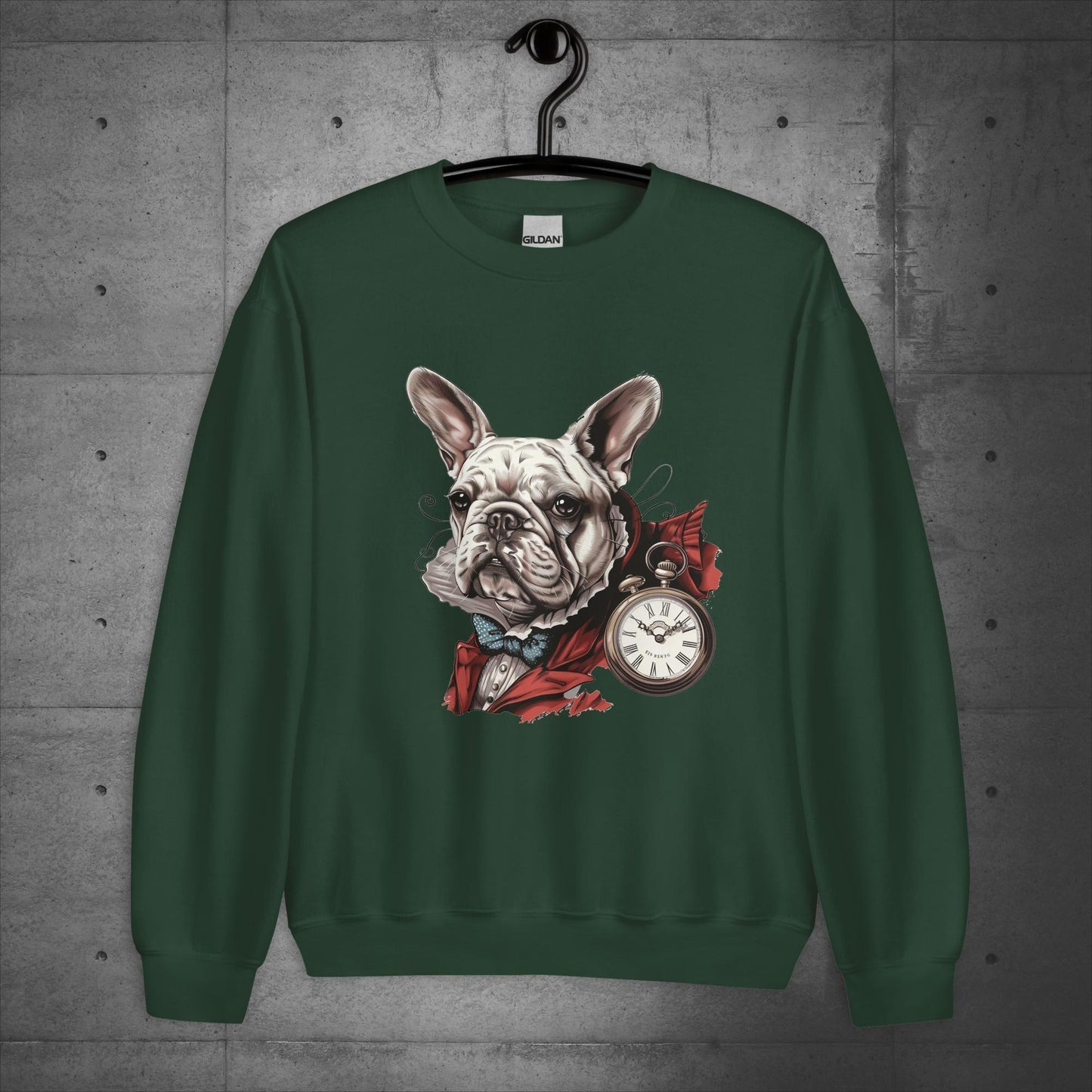 White Rabbit Frenchie - Unisex Sweatshirt - Frenchie Emporium