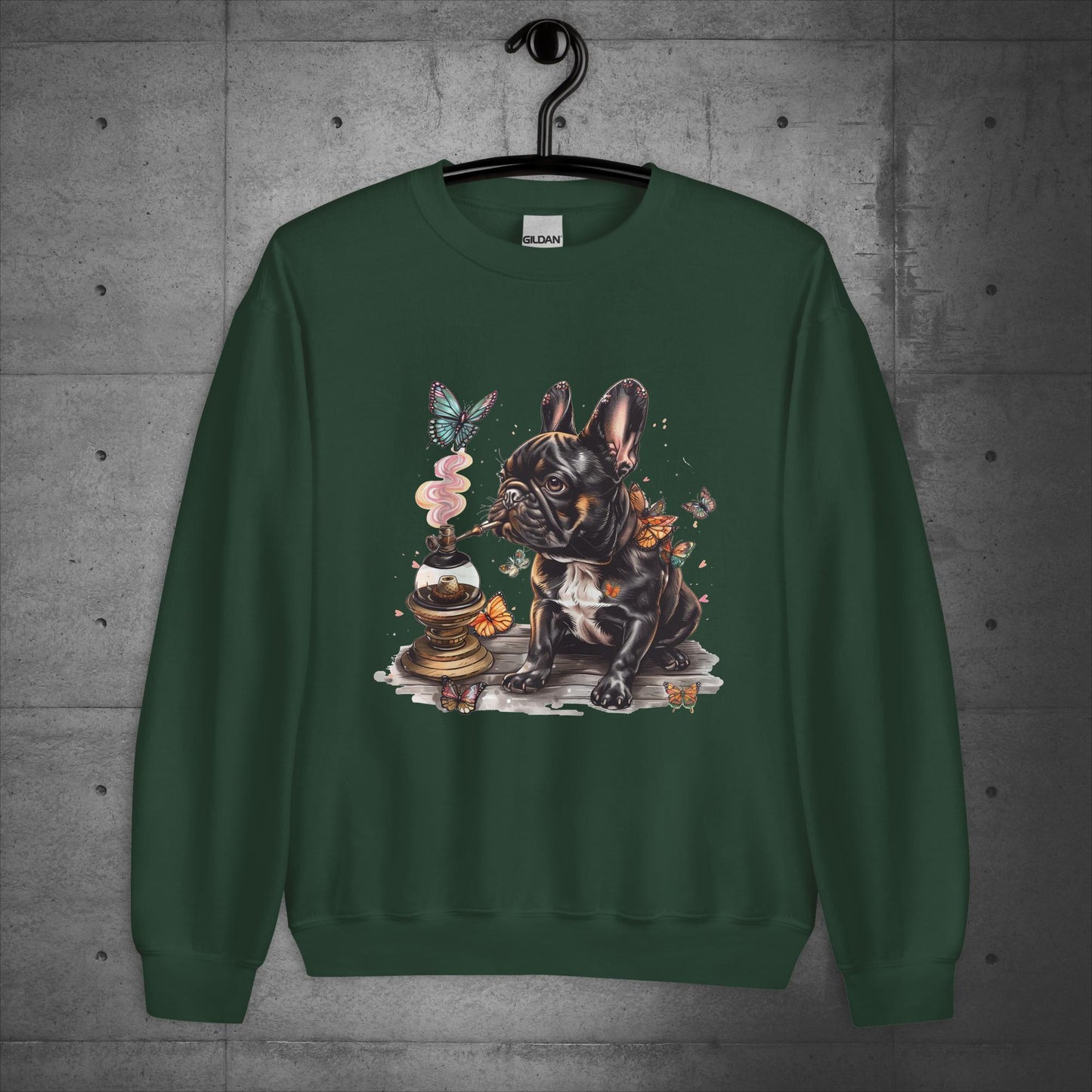 Caterpillar Frenchie - Unisex Sweater / Sweatshirt - Frenchie Emporium