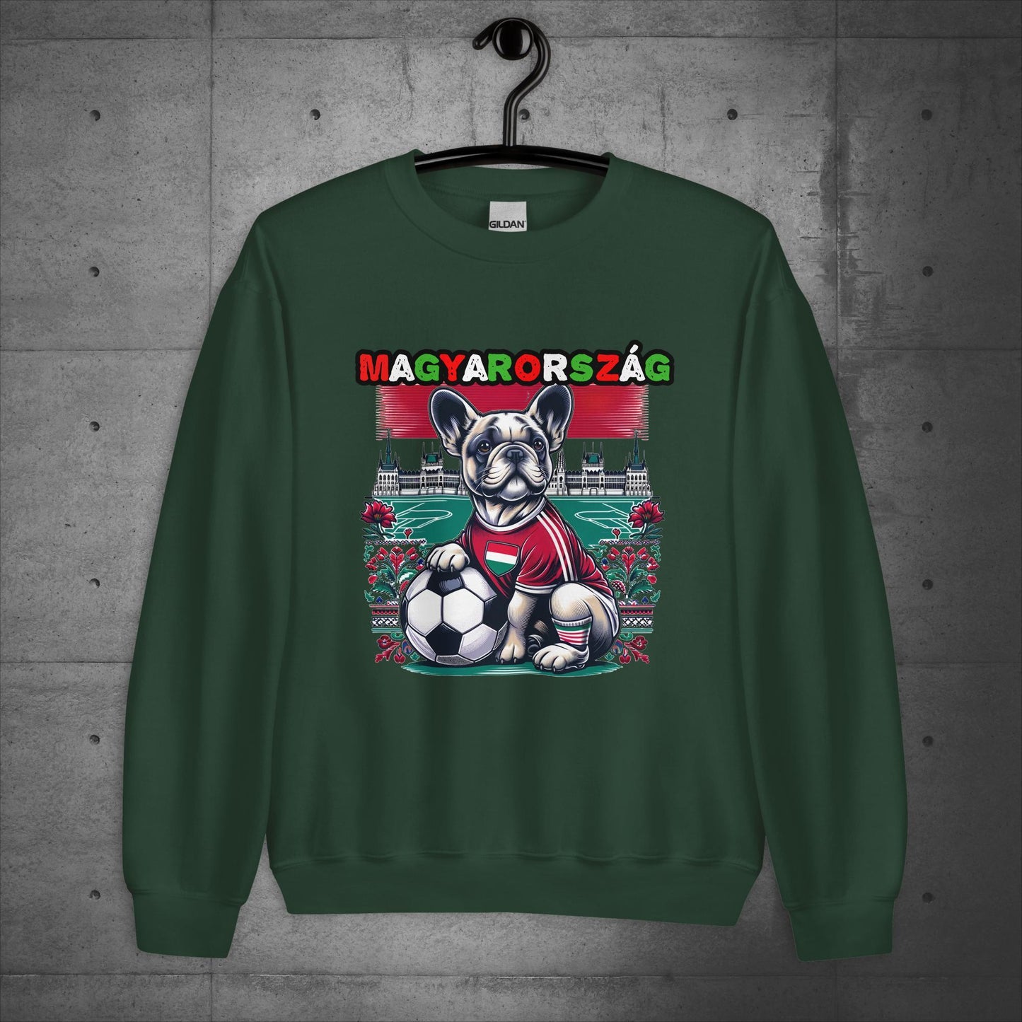 Frenchie Magyarország Football Fan - Unisex Sweater / Sweatshirt - Frenchie Emporium