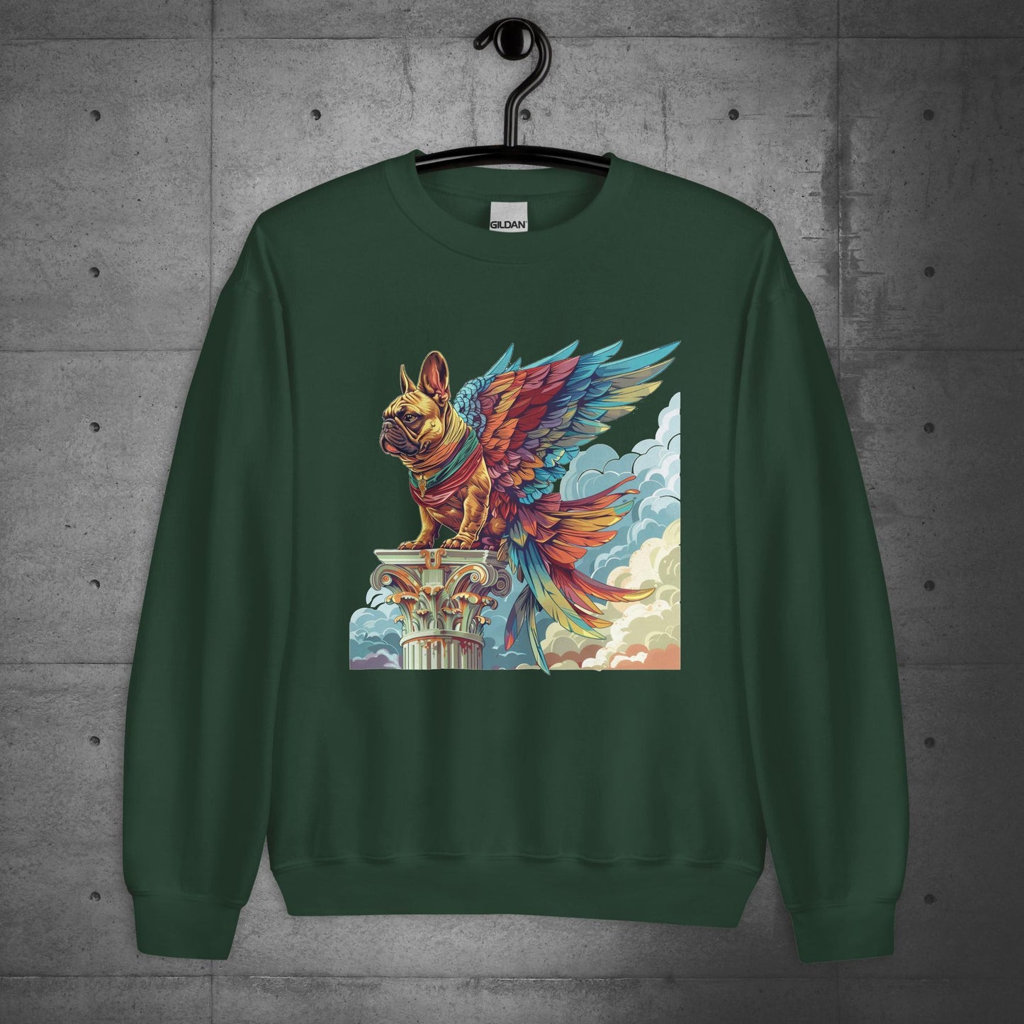 "Guardian's Valor" Frenchie Unisex Sweater - Frenchie Emporium