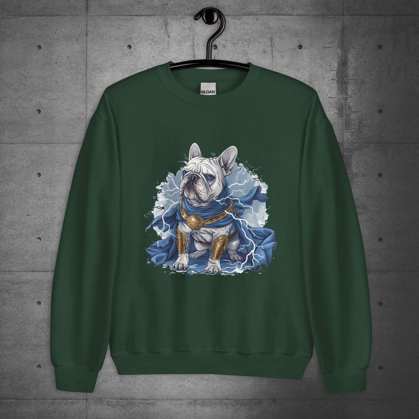 "Thunderous Majesty" Frenchie Unisex Sweater / Sweatshirt - Frenchie Emporium