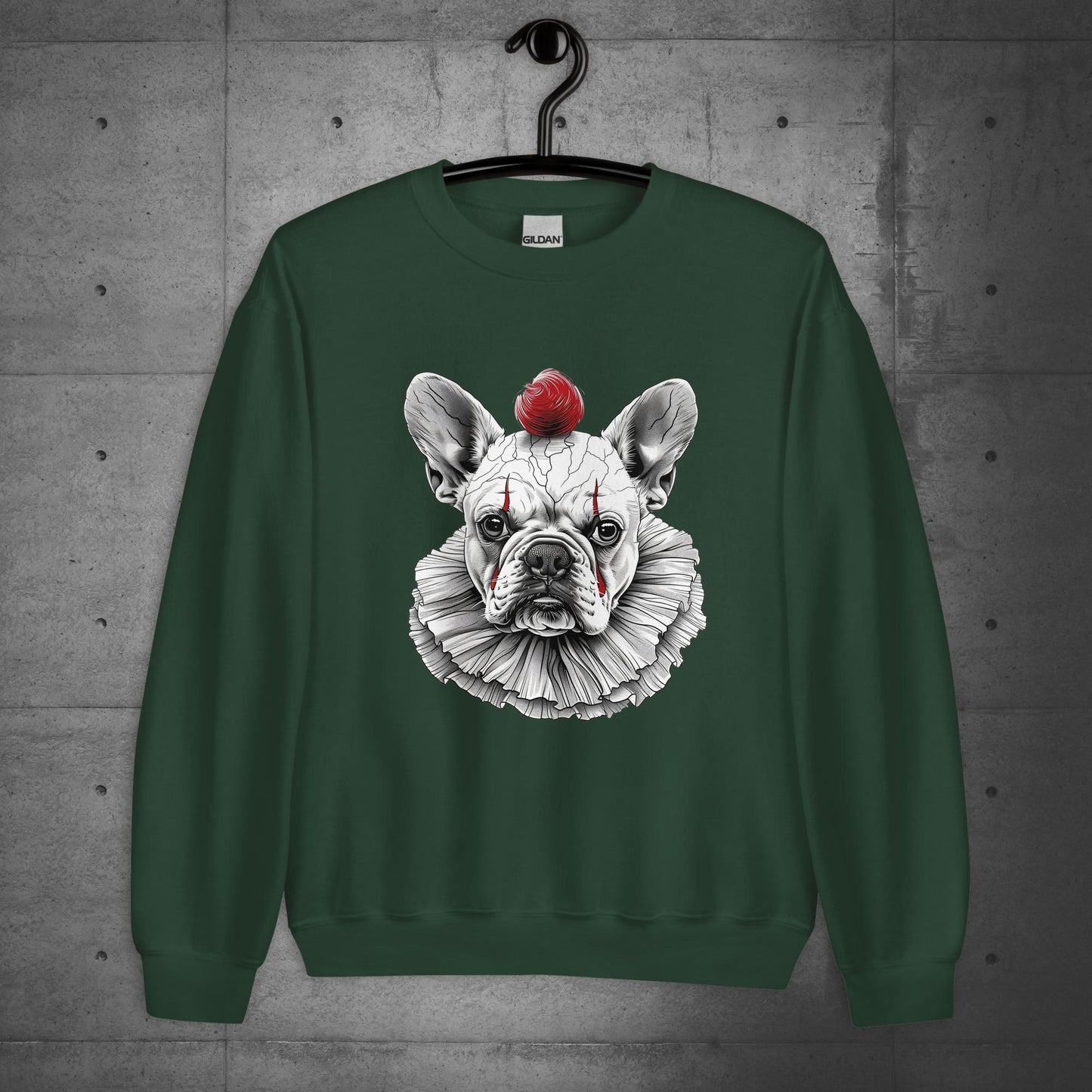 Frenchie IT Clown Halloween Unisex Sweater/Sweatshirt - Frenchie Emporium