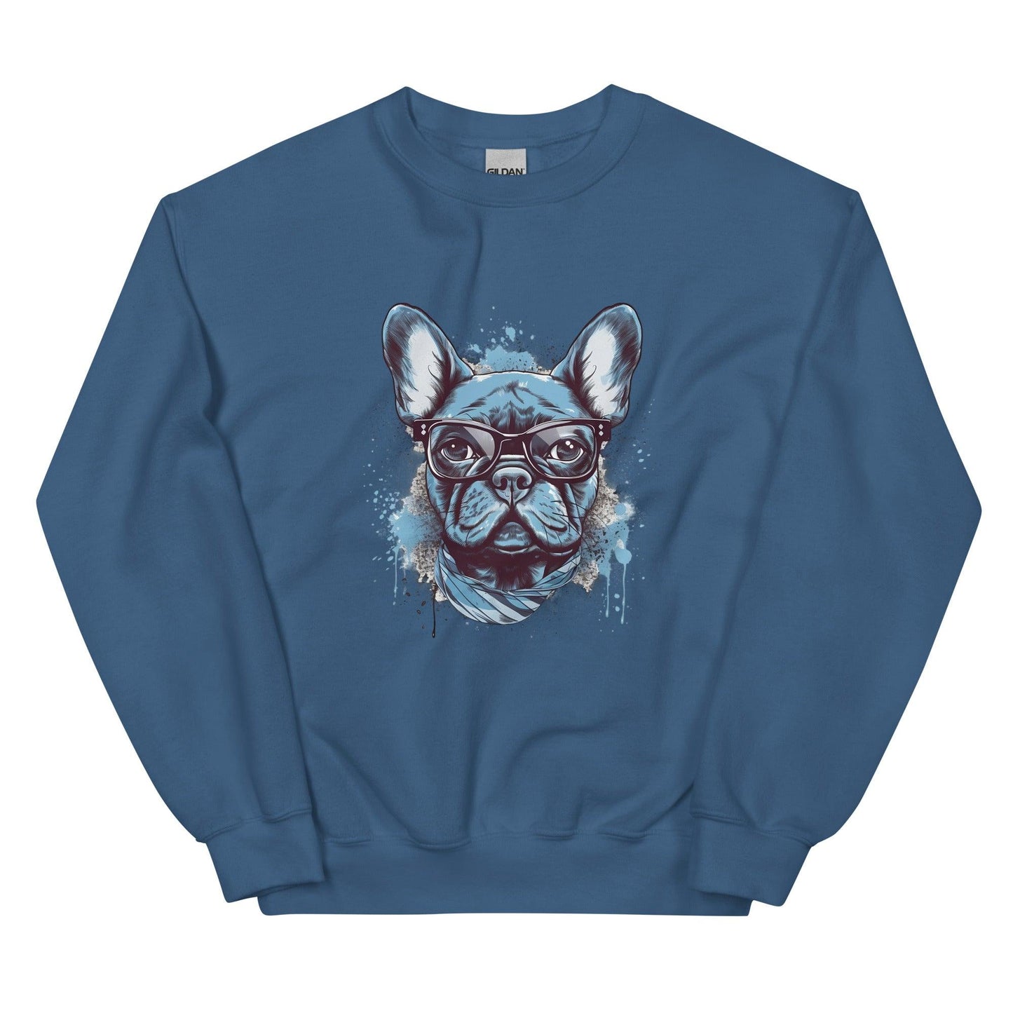 Hipster Frenchie - Unisex Sweatshirt - Frenchie Emporium
