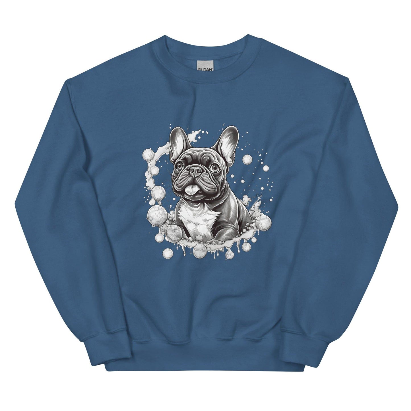 "Bubbles French Bulldog" - Unisex Sweater - Frenchie Emporium