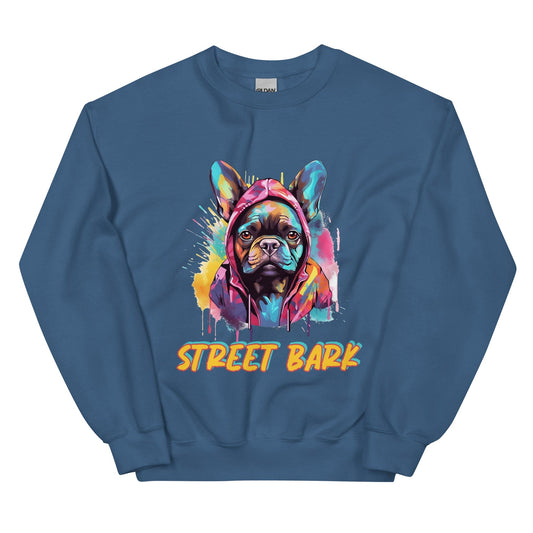 Street Bark Graffiti French Bulldog - Unisex Sweatshirt