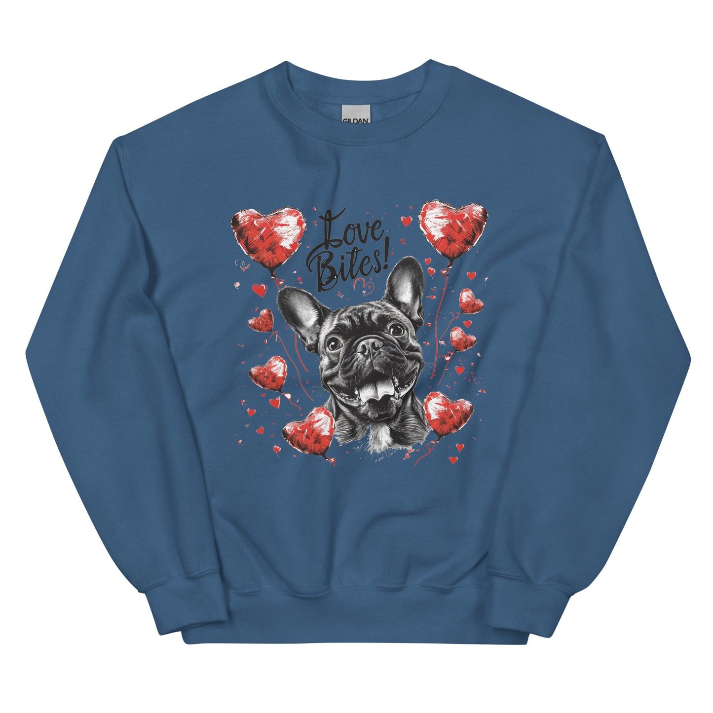 "Love Bites!" - Unisex Sweatshirt - Frenchie Emporium