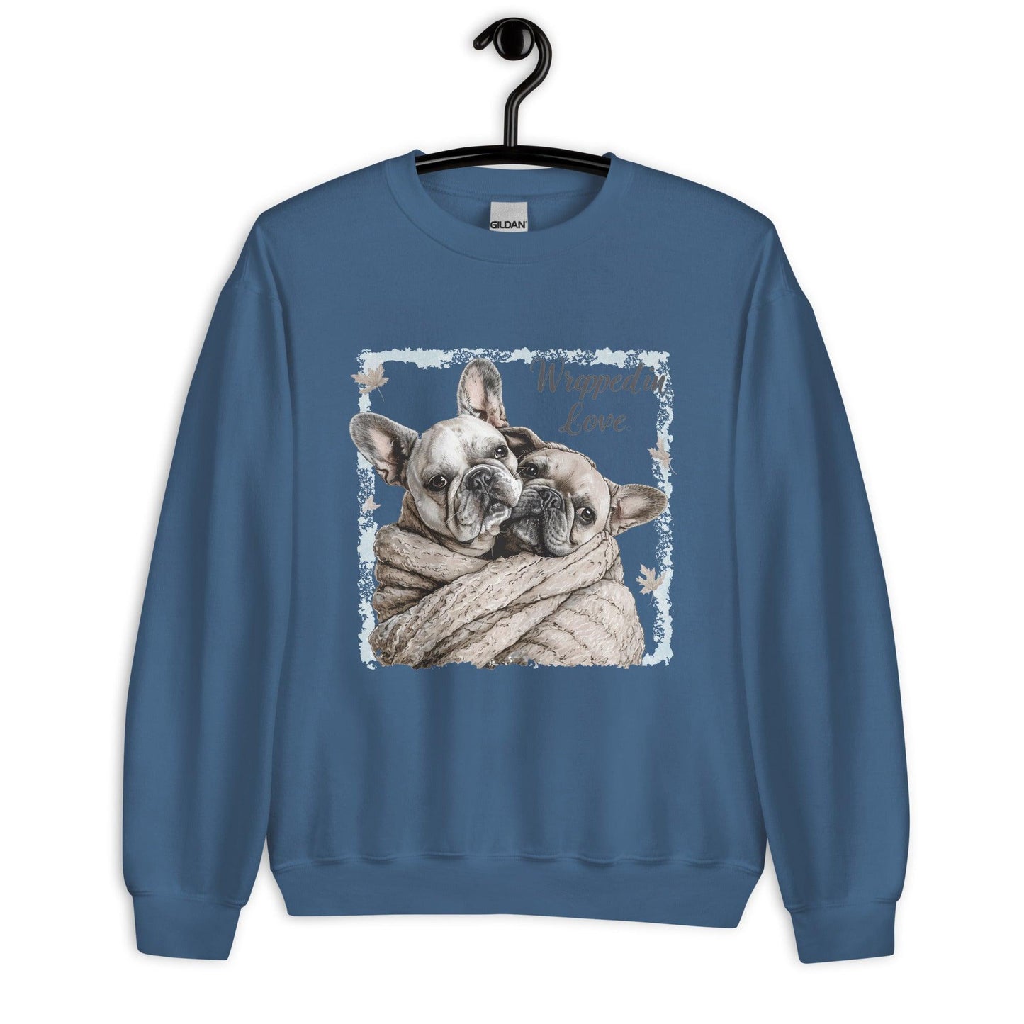 "Wrapped in Love" - Unisex Sweatshirt - Frenchie Emporium