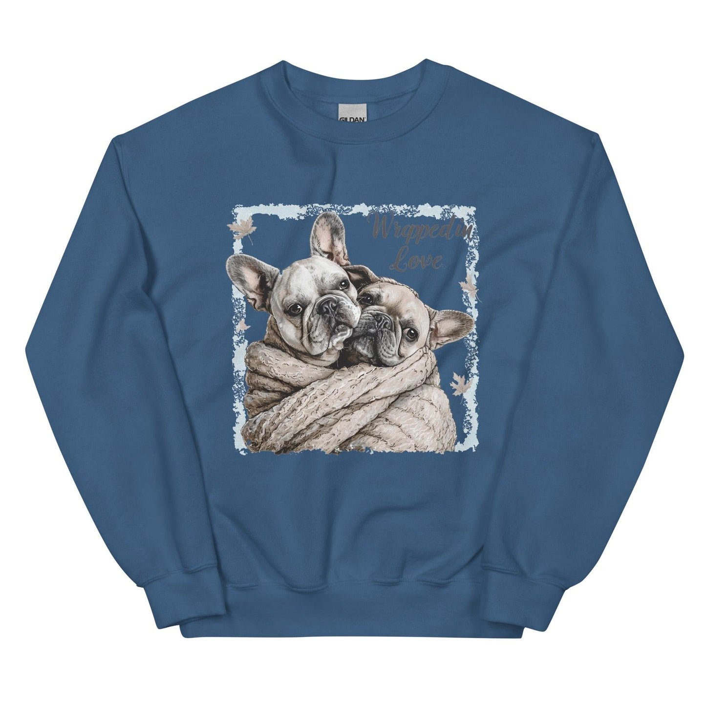 "Wrapped in Love" - Unisex Sweatshirt - Frenchie Emporium