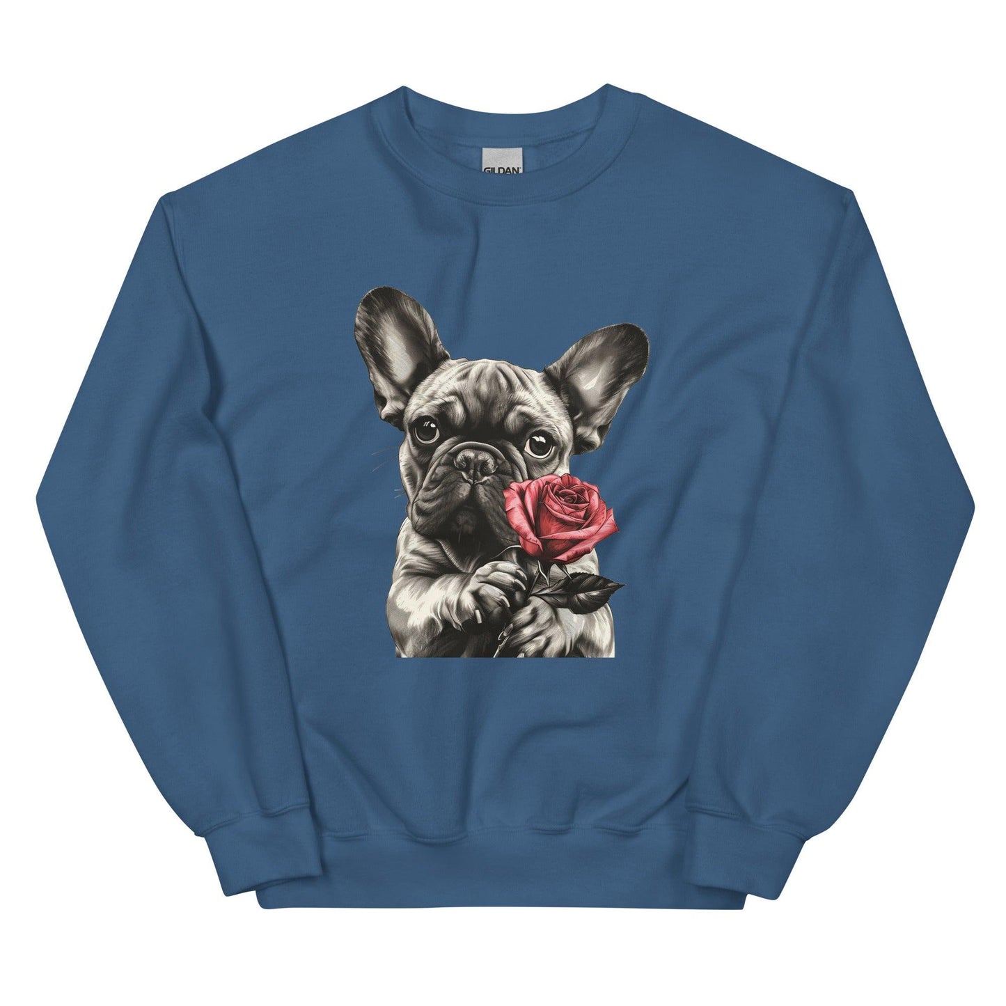 "Rose Embrace" Unisex Sweatshirt - Frenchie Emporium