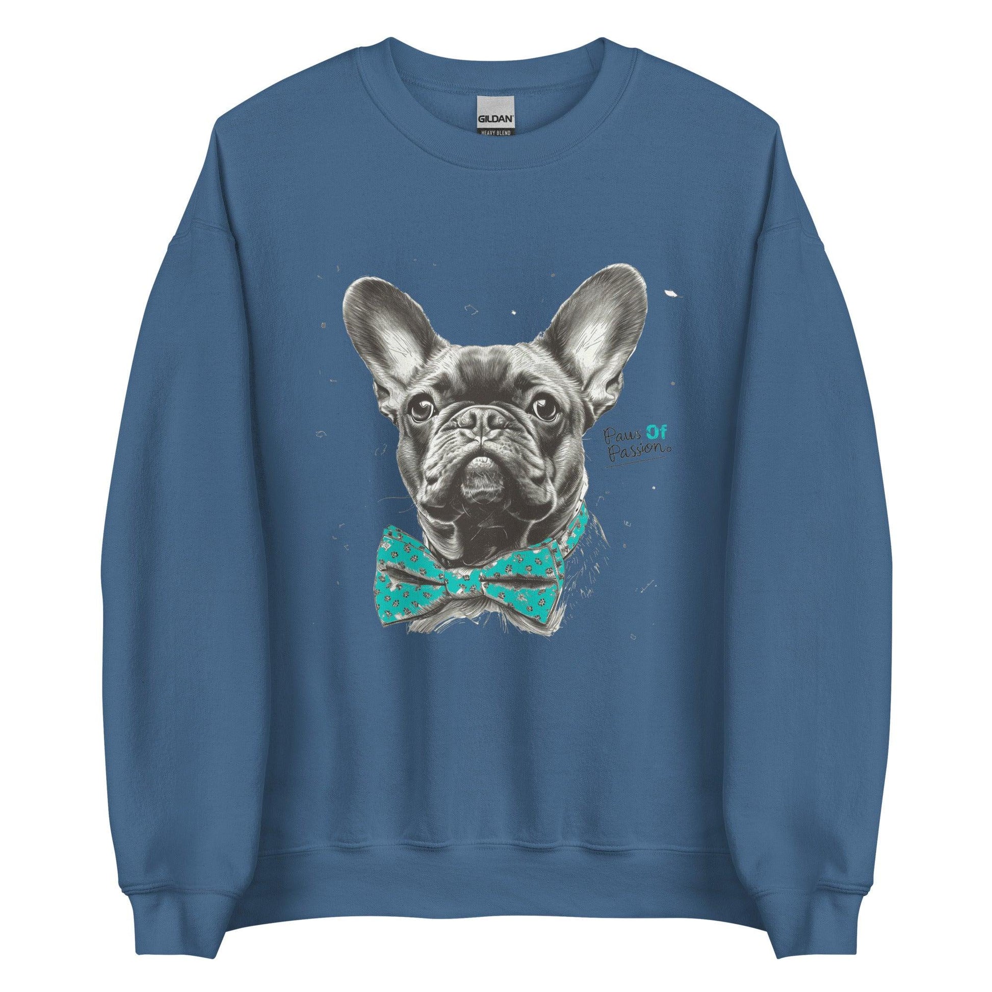"Paws of Passion" Unisex Sweatshirt - Frenchie Emporium