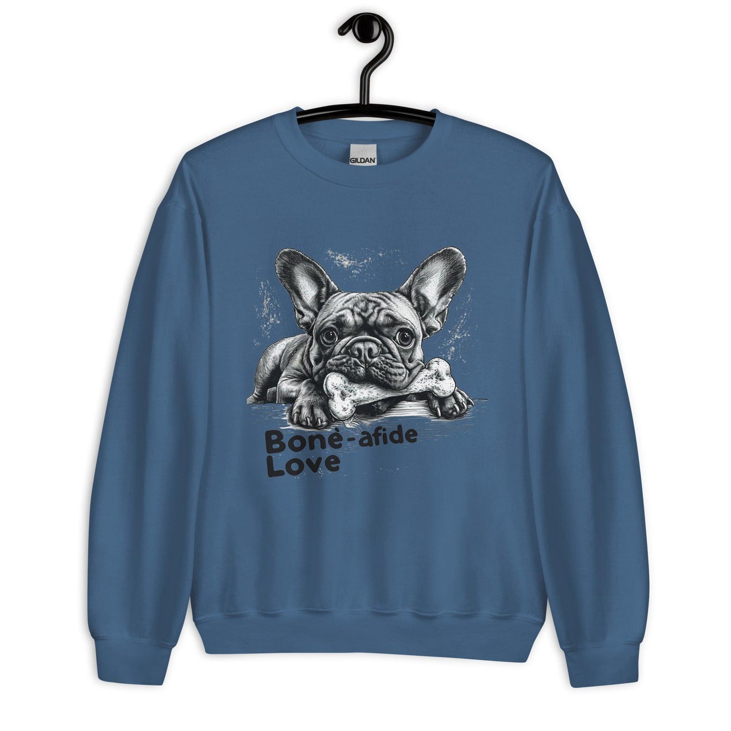"Bone-afide Love" Unisex Sweatshirt - Frenchie Emporium