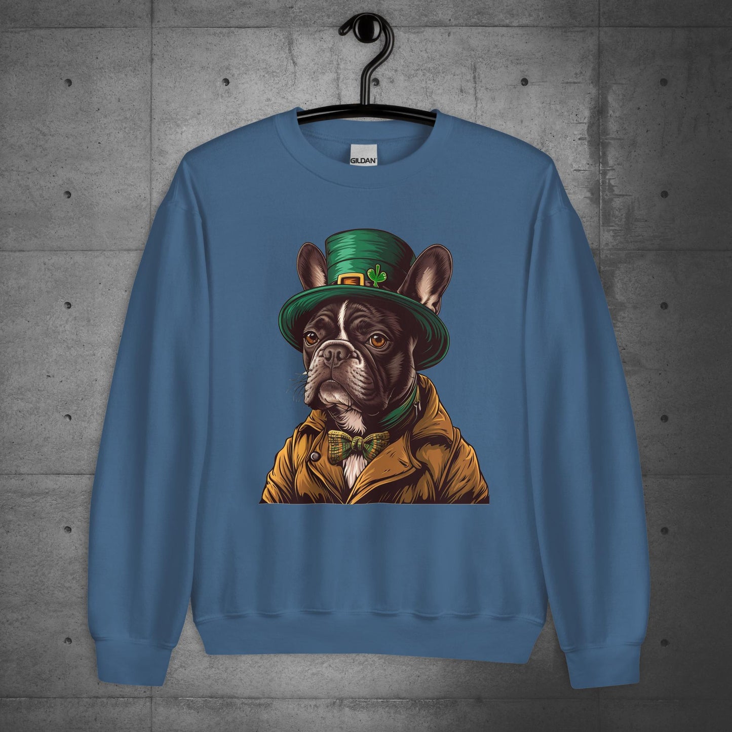 Elegant Frenchie Leprechaun Unisex Sweatshirt - Frenchie Emporium