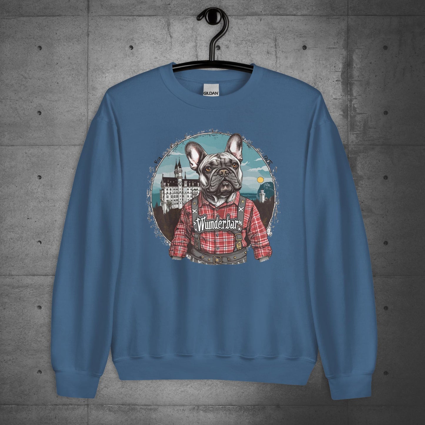 Wunderbar Frenchie in Lederhosen Unisex Sweater - Frenchie Emporium