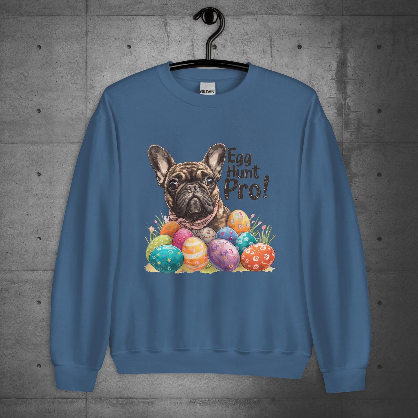 French Bulldog "Egg Hunt Pro !" - Unisex Sweatshirt - Frenchie Emporium