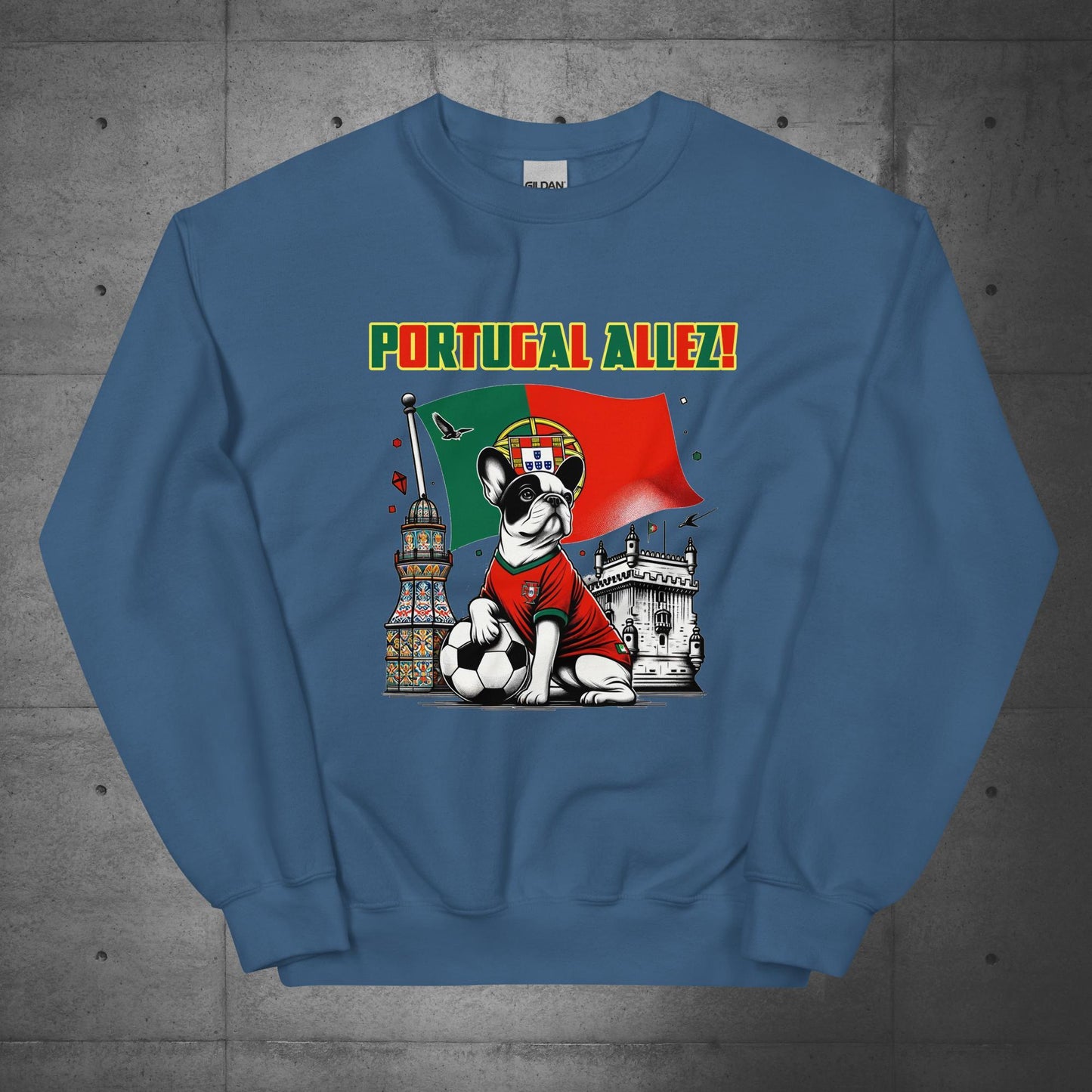 Frenchie Portugal Football Unisex Sweater - Frenchie Emporium