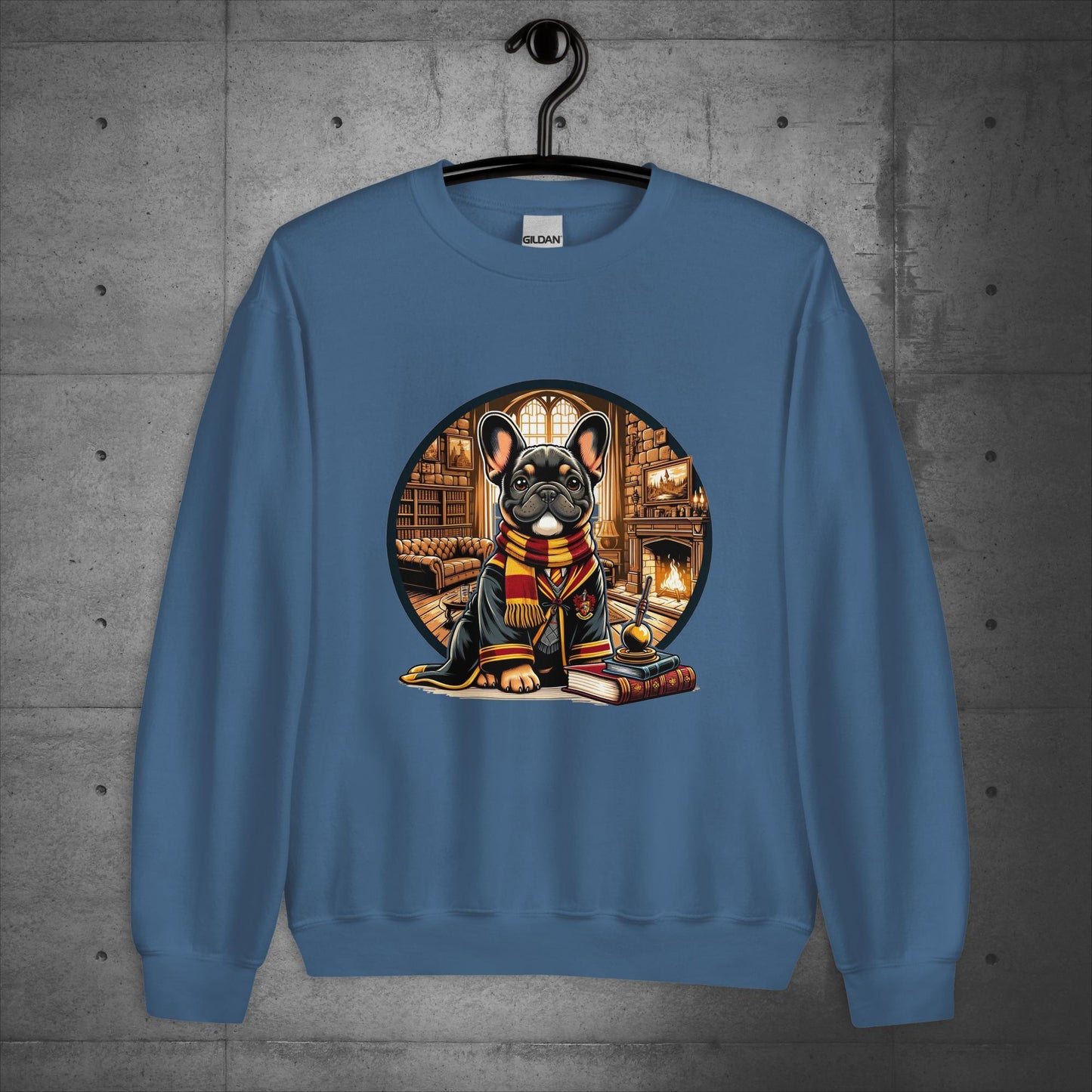 Unisex "Gryffindor Frenchie" Sweater/Sweatshirt - Frenchie Emporium