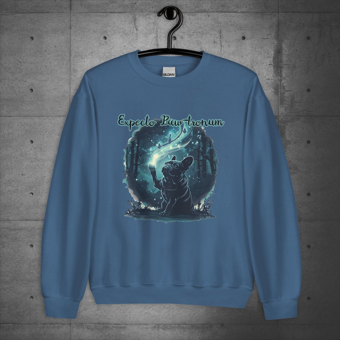 Unisex Frenchie "Expecto Paw-tronum" Sweater/Sweatshirt - Frenchie Emporium