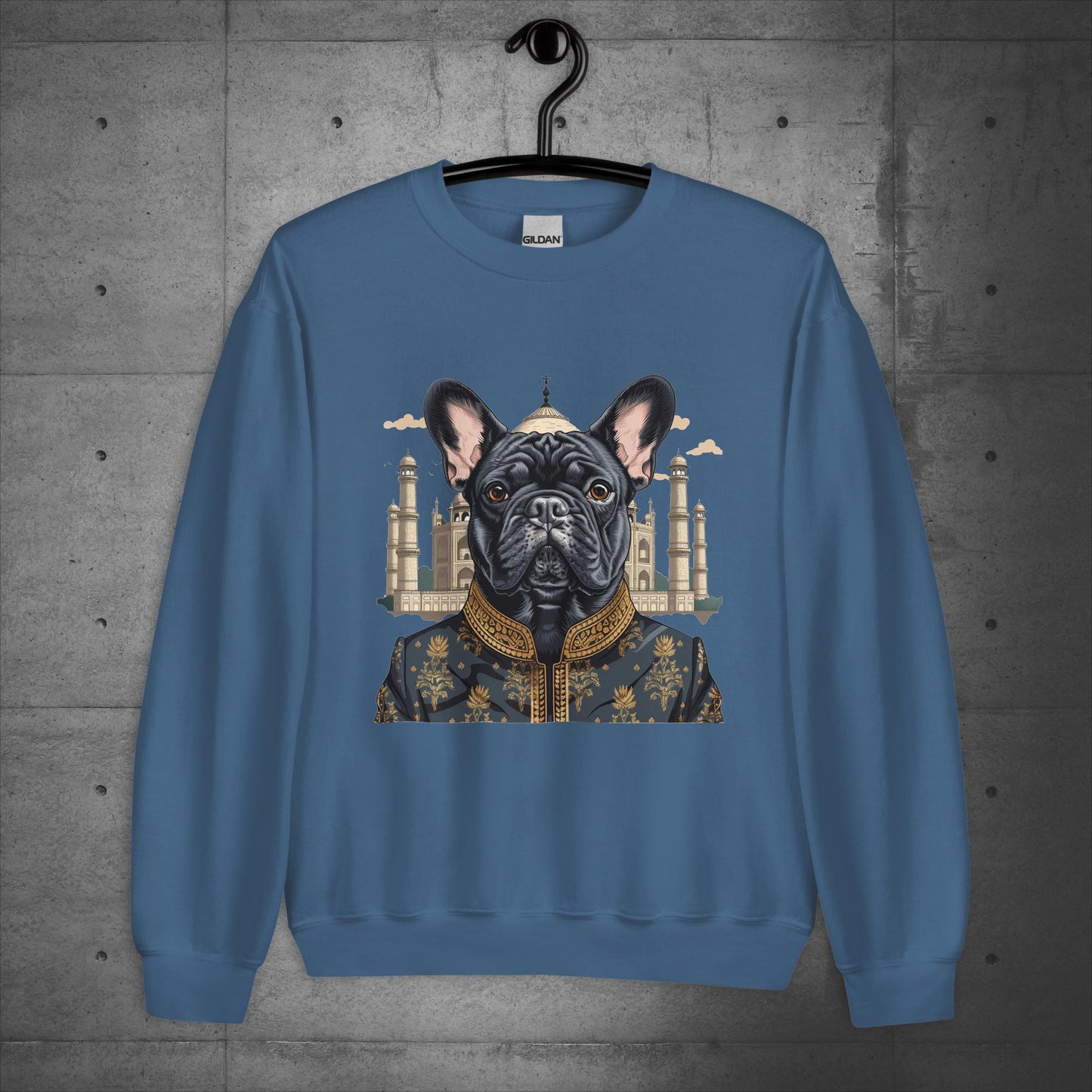 Iconic Taj Mahal Frenchie Unisex Sweater - Frenchie Emporium