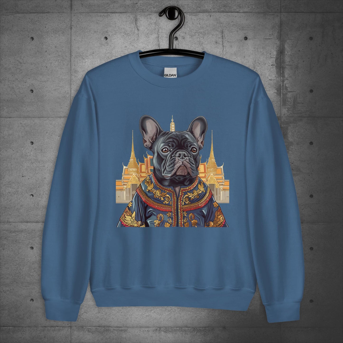 Thai Elegance Frenchie - Unisex Sweatshirt - Frenchie Emporium