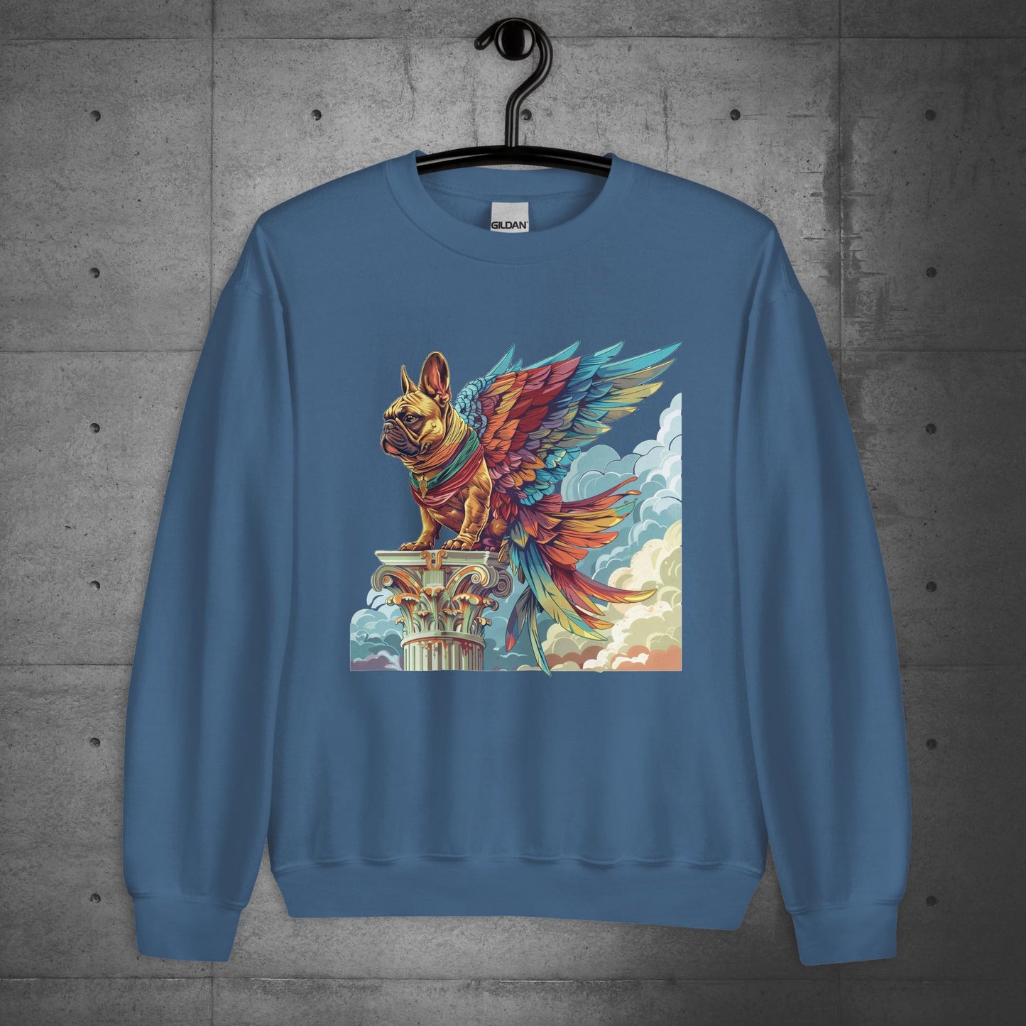 "Guardian's Valor" Frenchie Unisex Sweater - Frenchie Emporium