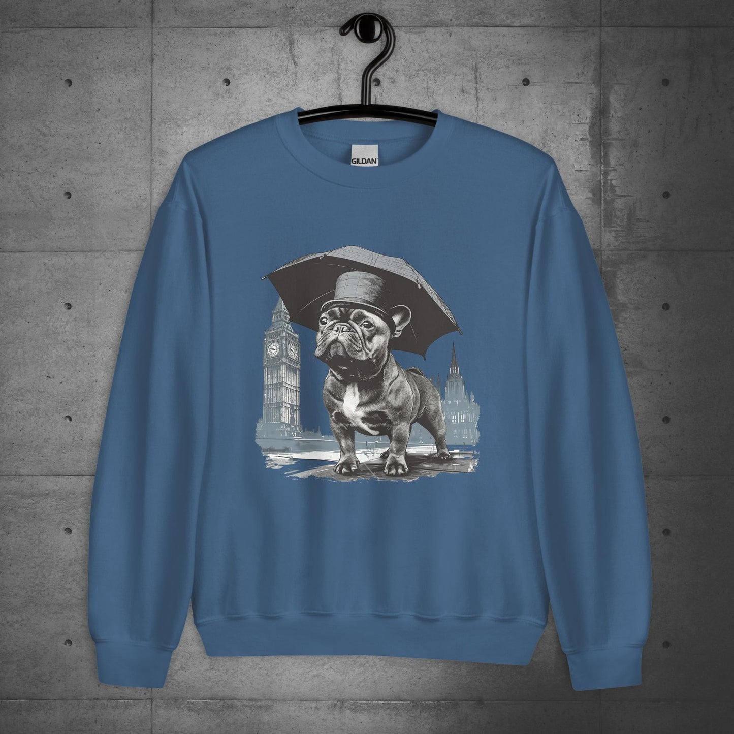 Paw-sitivly British Frenchie - Unisex Sweater/Sweatshirt - Frenchie Emporium