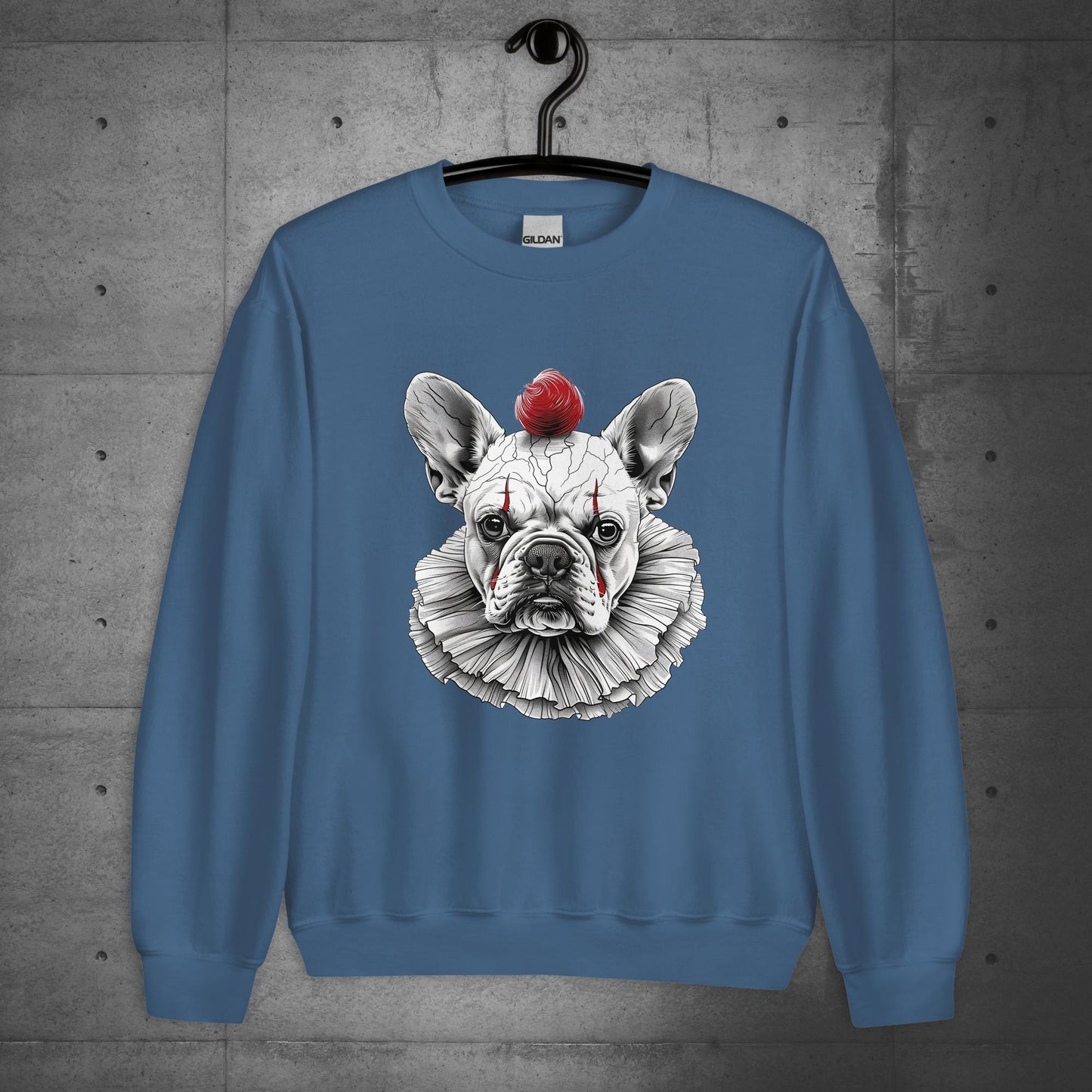 Frenchie IT Clown Halloween Unisex Sweater/Sweatshirt - Frenchie Emporium