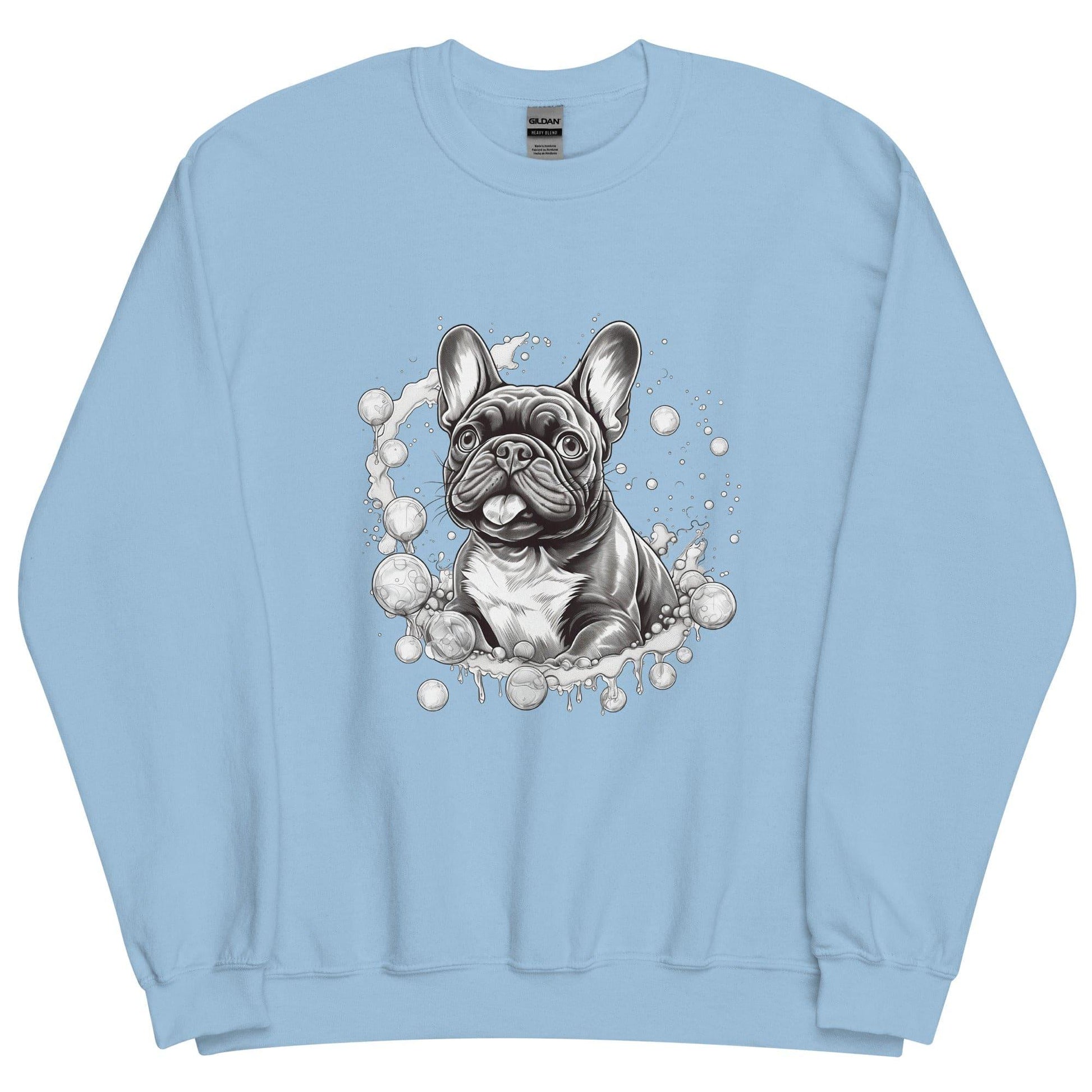 "Bubbles French Bulldog" - Unisex Sweater - Frenchie Emporium
