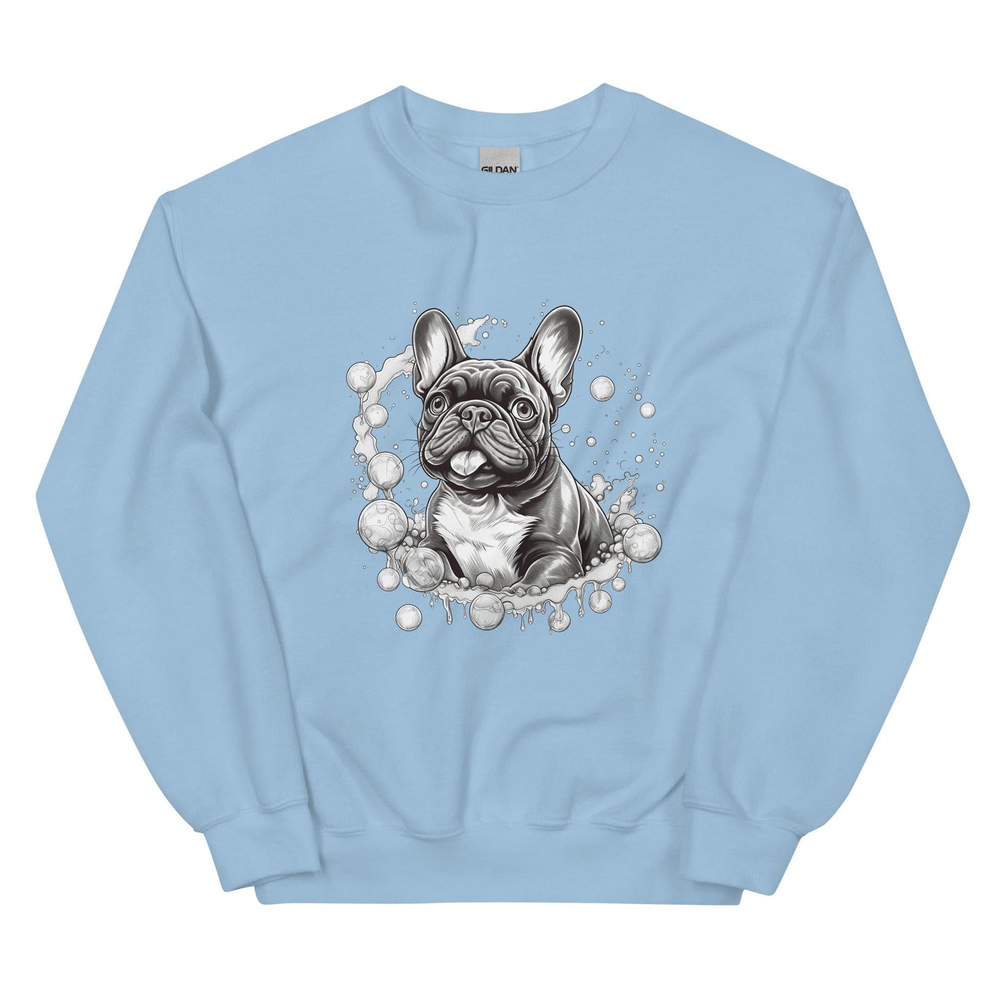 "Bubbles French Bulldog" - Unisex Sweater - Frenchie Emporium