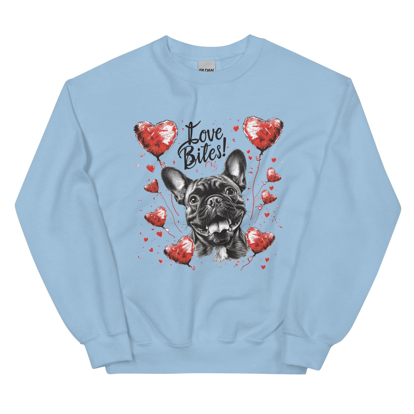 "Love Bites!" - Unisex Sweatshirt - Frenchie Emporium