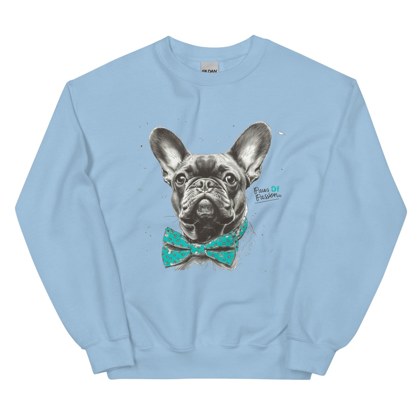 "Paws of Passion" Unisex Sweatshirt - Frenchie Emporium