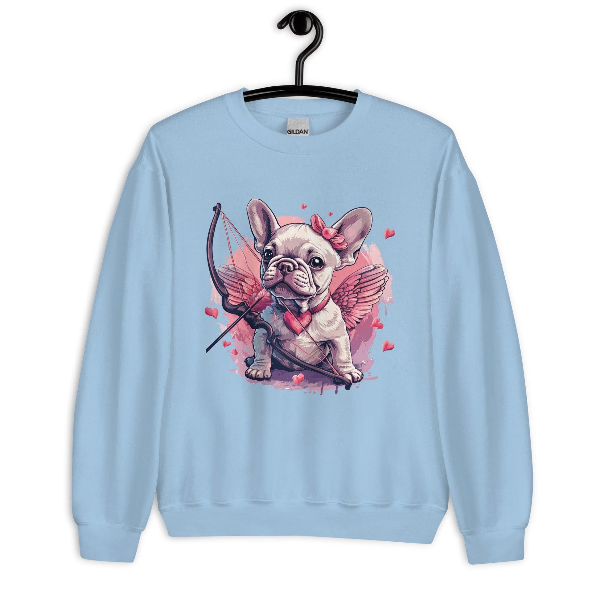 "Cupid's Companion" Unisex Sweatshirt - Frenchie Emporium