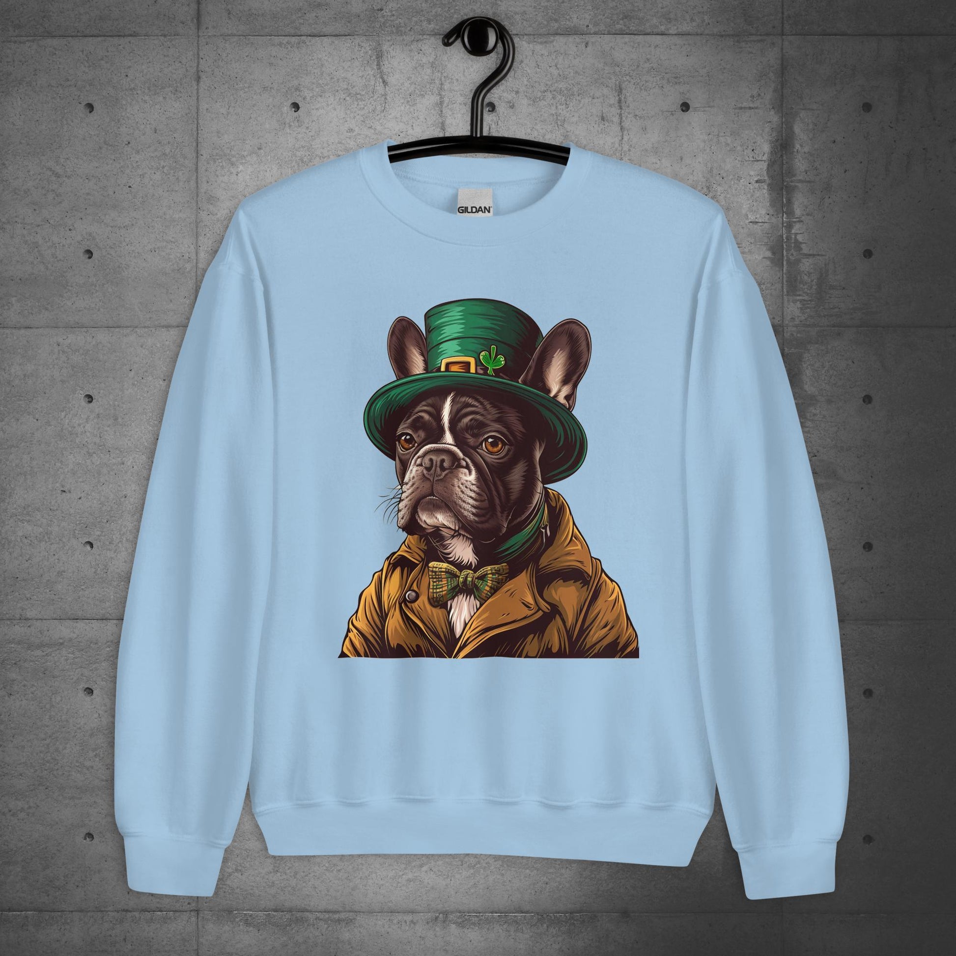 Elegant Frenchie Leprechaun Unisex Sweatshirt - Frenchie Emporium