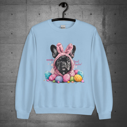 "Eggstra Special Frenchie" - Unisex Sweatshirt - Frenchie Emporium