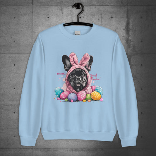 "Eggstra Special Frenchie" - Unisex Sweatshirt