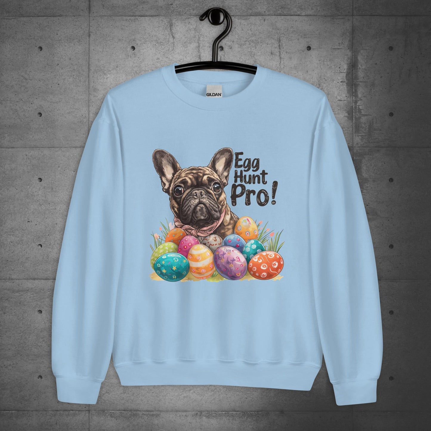 French Bulldog "Egg Hunt Pro !" - Unisex Sweatshirt - Frenchie Emporium