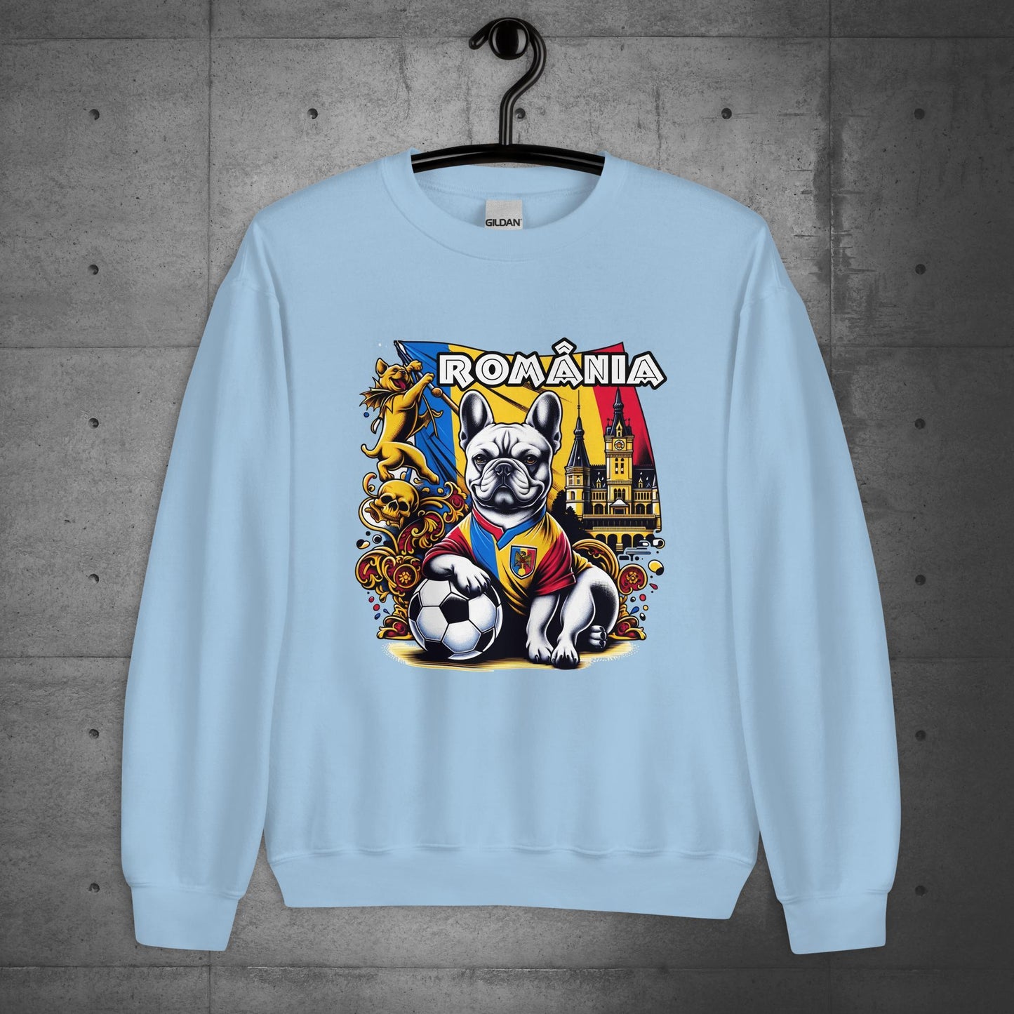 Frenchie Romanian Football Unisex Sweater - Frenchie Emporium