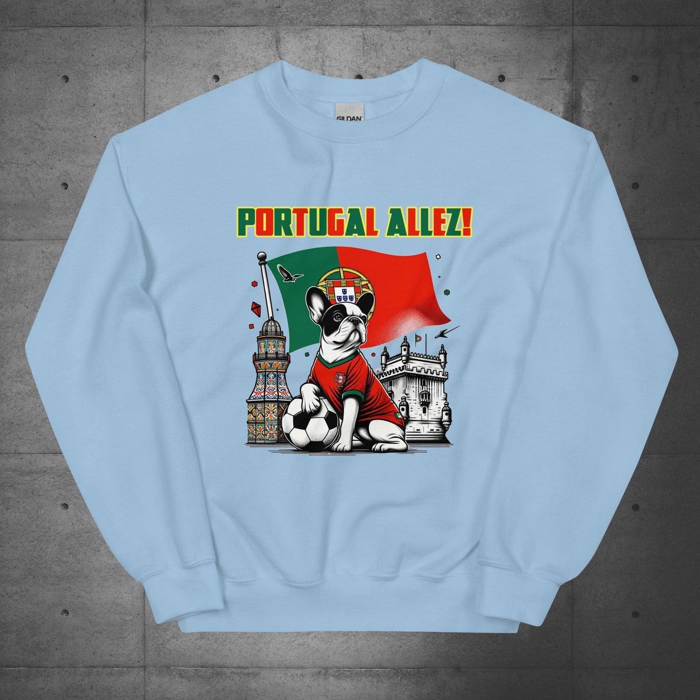 Frenchie Portugal Football Unisex Sweater - Frenchie Emporium