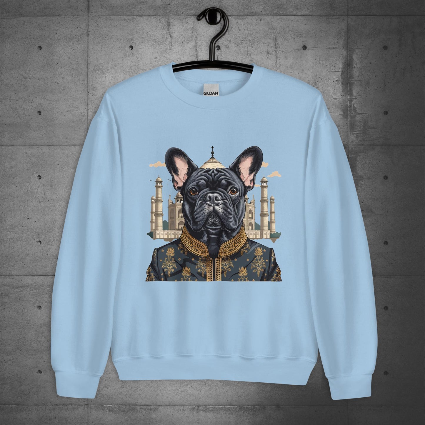Iconic Taj Mahal Frenchie Unisex Sweater - Frenchie Emporium