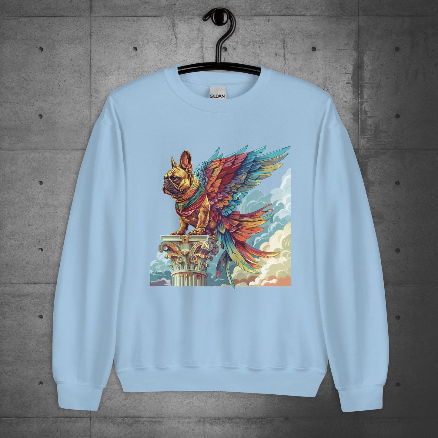 "Guardian's Valor" Frenchie Unisex Sweater - Frenchie Emporium