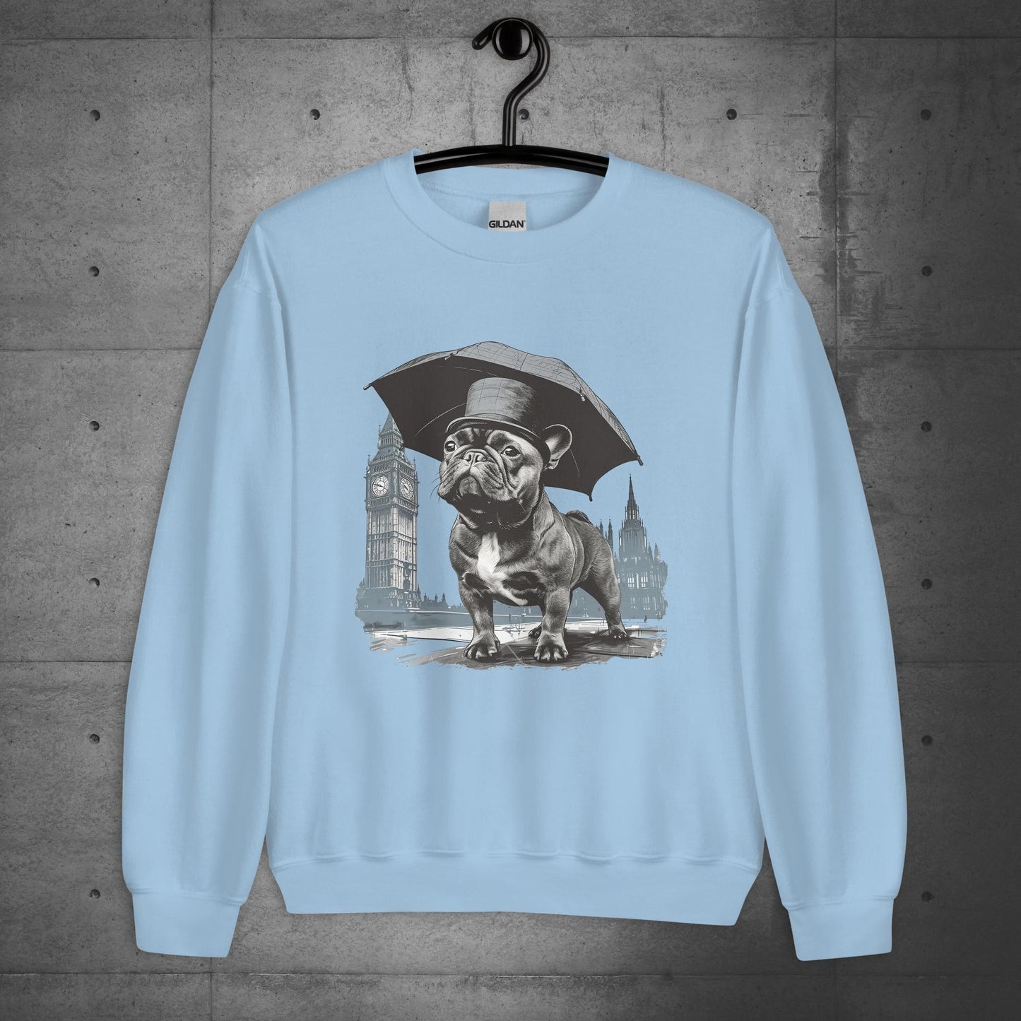 Paw-sitivly British Frenchie - Unisex Sweater/Sweatshirt - Frenchie Emporium