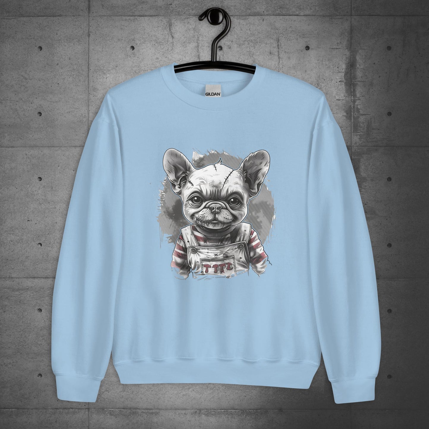 Frenchie Chucky Halloween Unisex Sweater/Sweatshirt - Frenchie Emporium