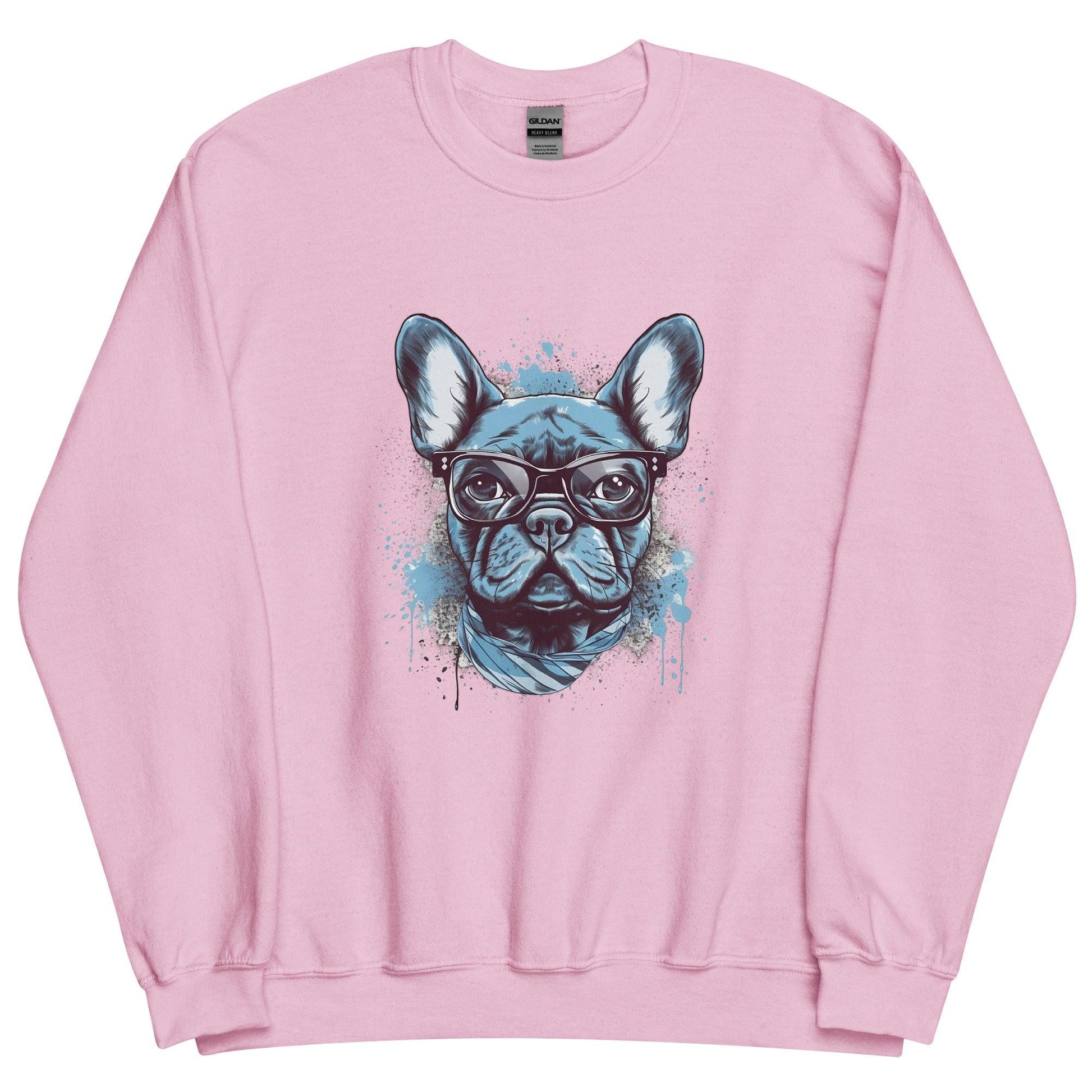 Hipster Frenchie - Unisex Sweatshirt - Frenchie Emporium