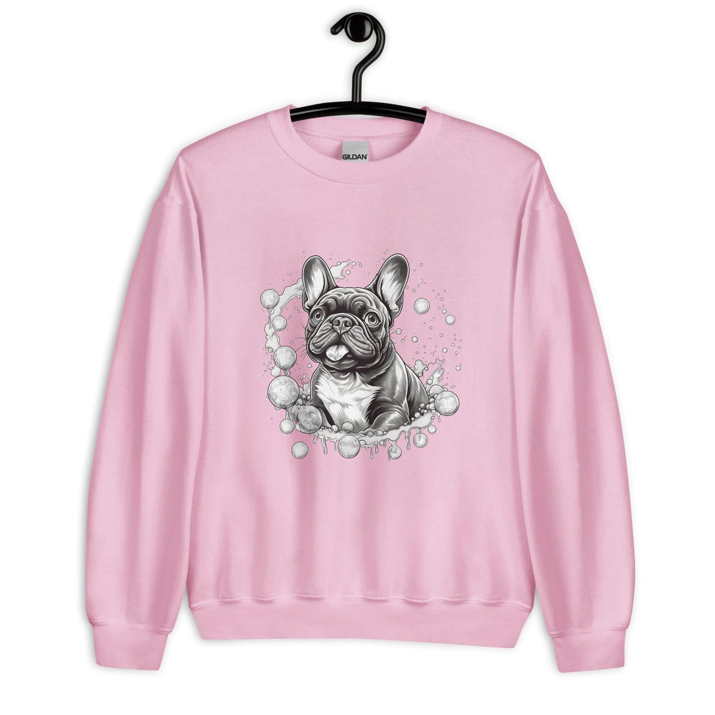 "Bubbles French Bulldog" - Unisex Sweater - Frenchie Emporium