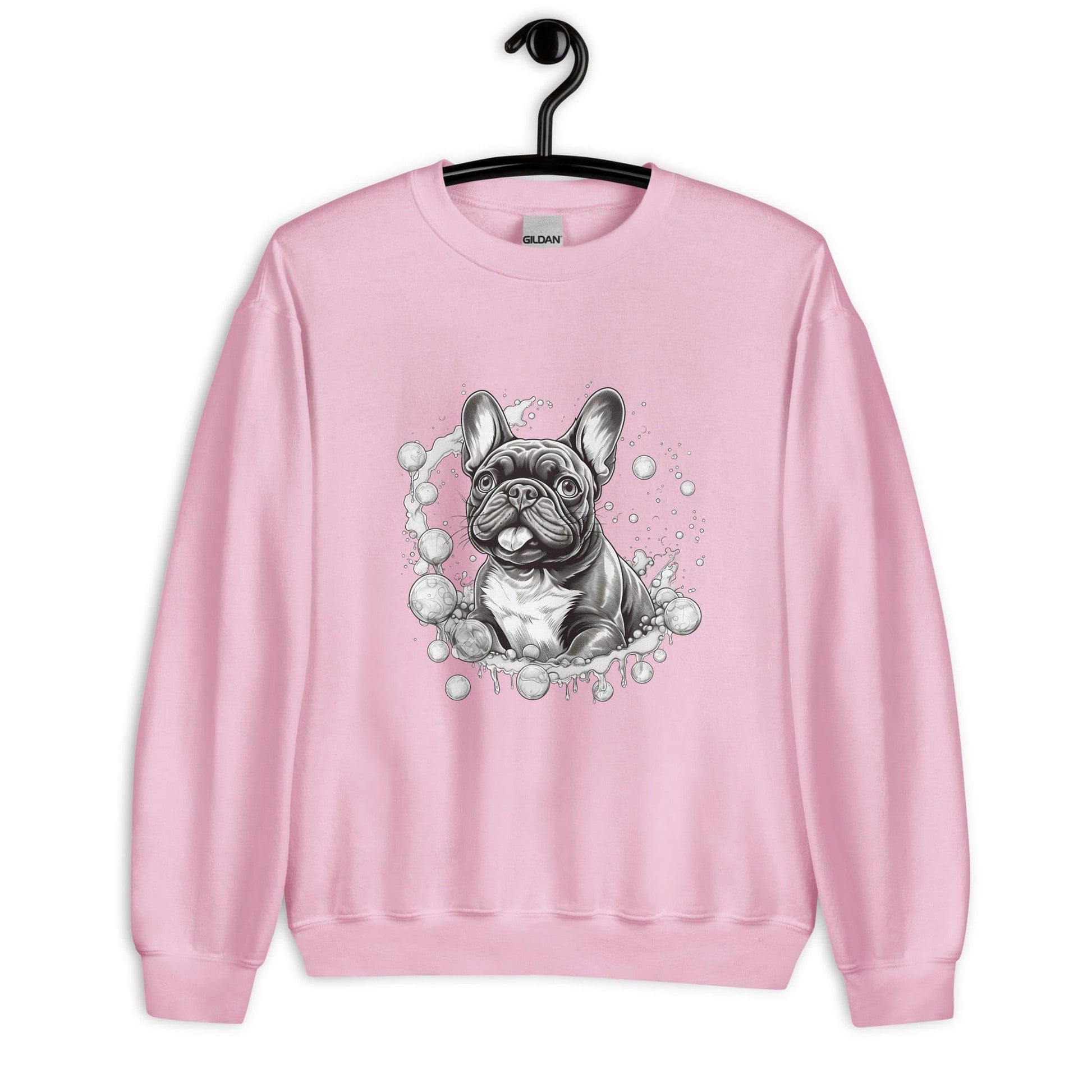 "Bubbles French Bulldog" - Unisex Sweater - Frenchie Emporium