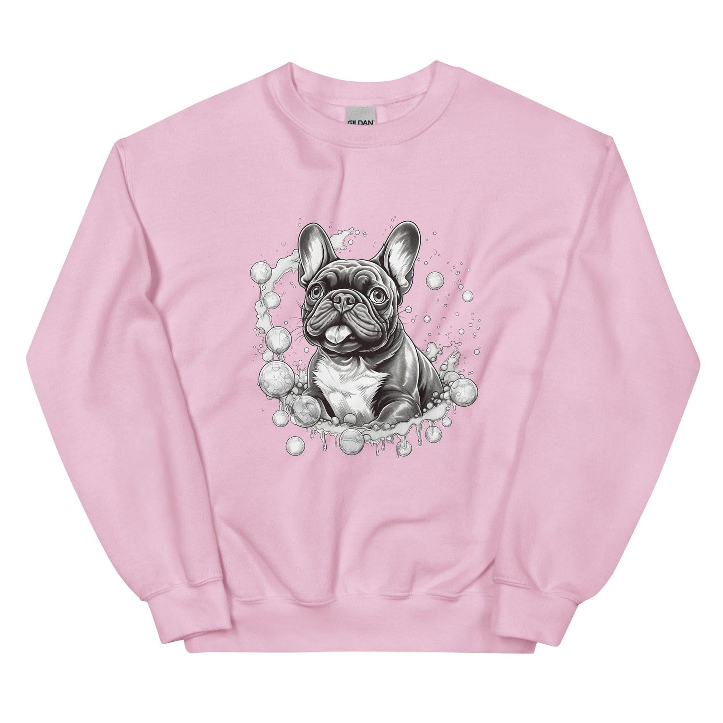 "Bubbles French Bulldog" - Unisex Sweater - Frenchie Emporium